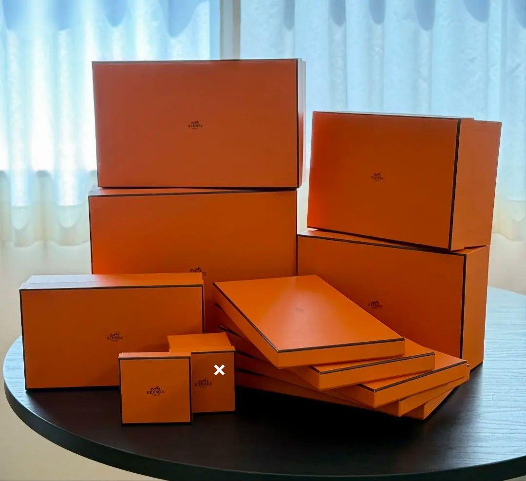 エルメス 空箱 オレンジ ボックス セット