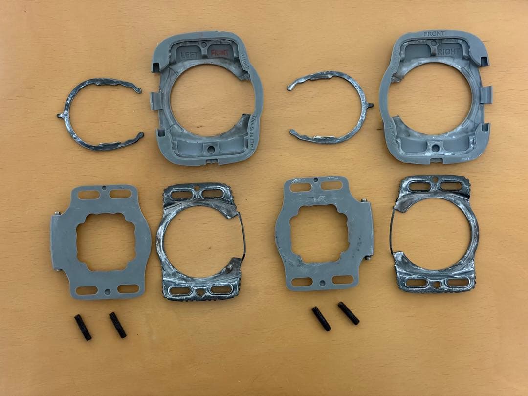 Wahoo 新型SPEEDPLAYチタンスピンドル換装品+NWシューズ用アダプタ