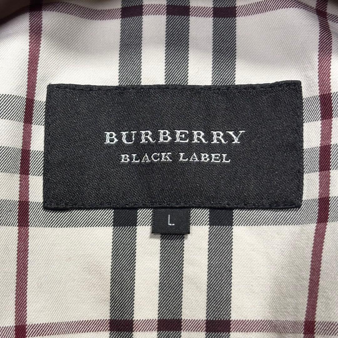 BURBERRY BLACK LABEL ミリタリージャケット　ノバチェック　L