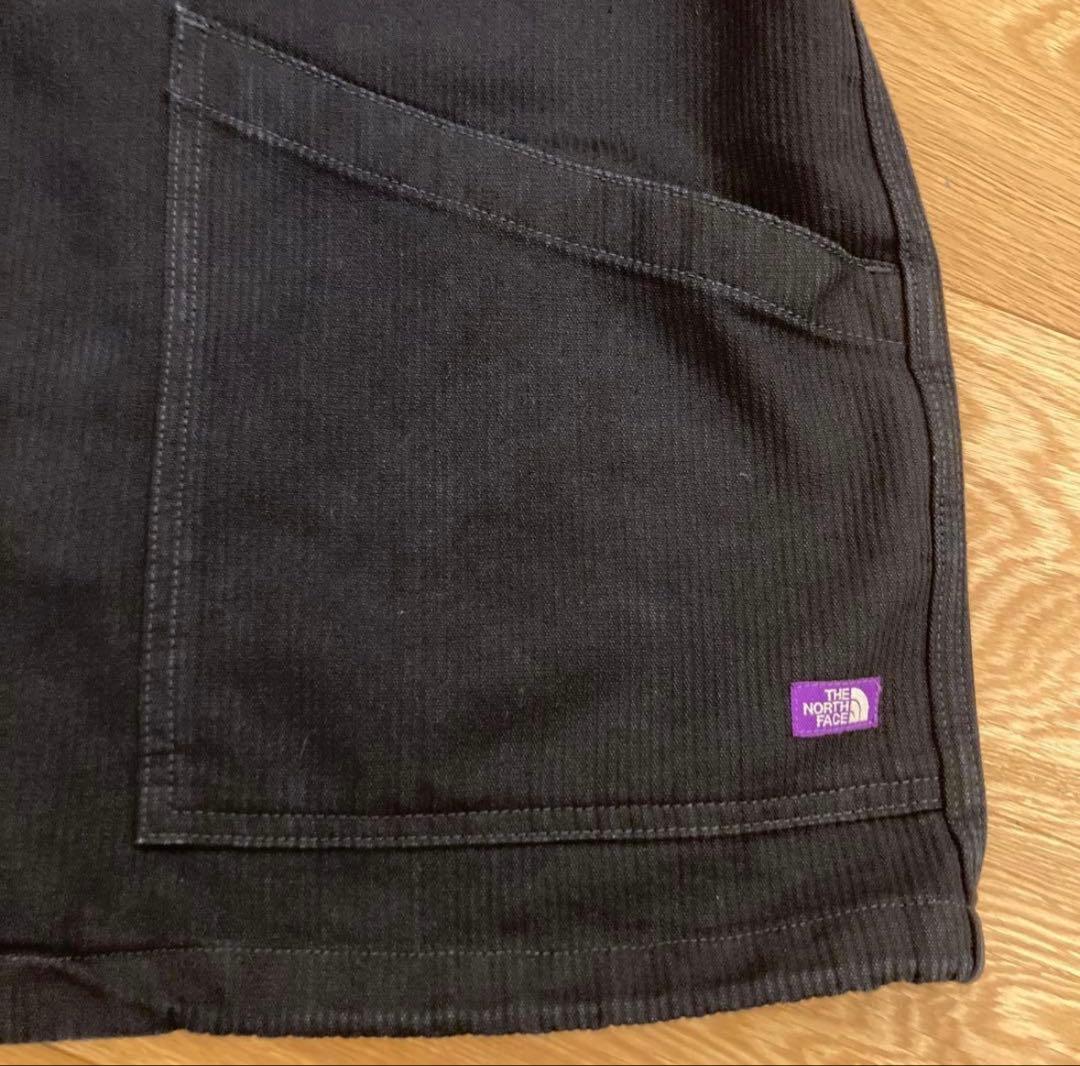 ノースフェイス パープル　ピケデニムカバーオール