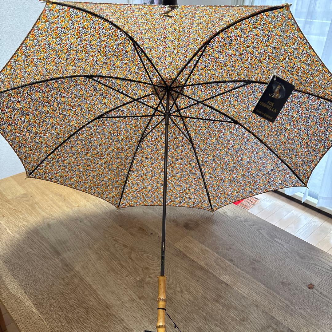 FOX UMBRELLAS フォックスアンブレラズ　高級傘　雨傘　長傘　花柄
