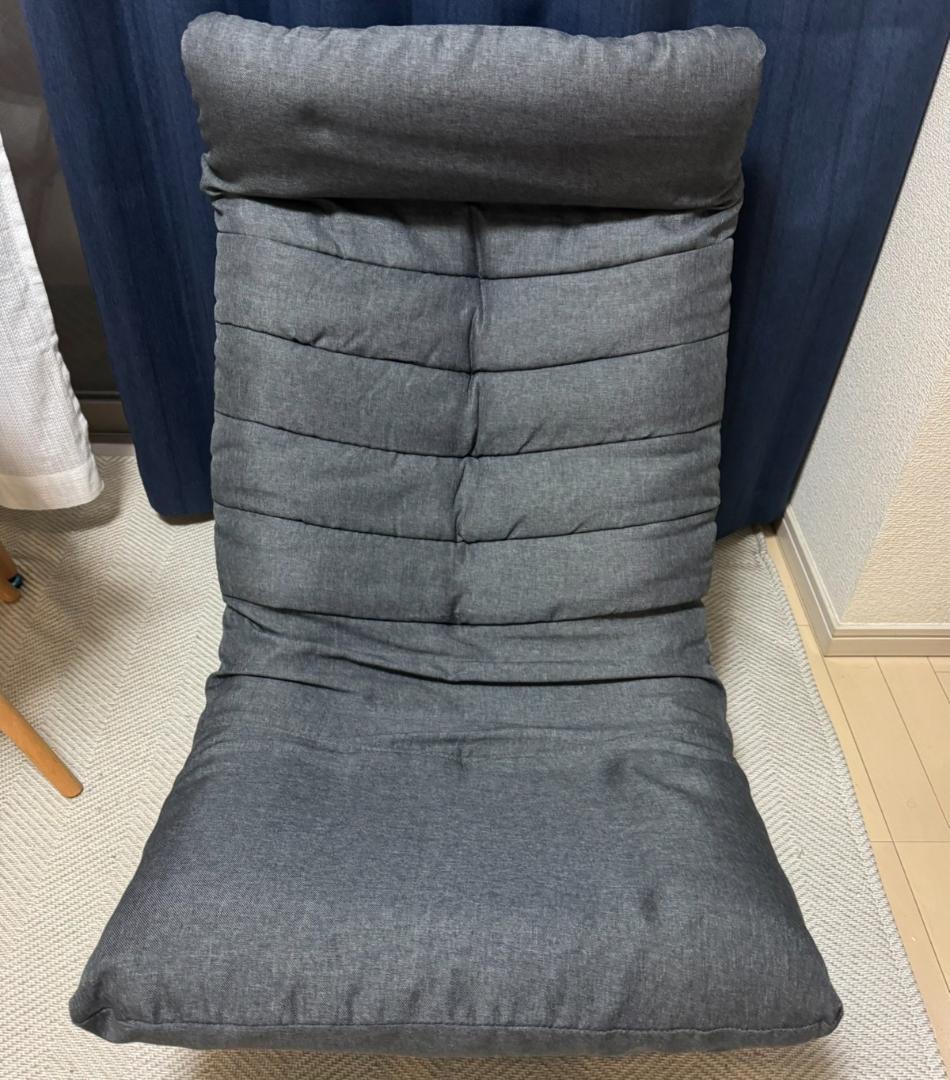 【新品】ニトリ　 リクライニング　回転座椅子　グレー