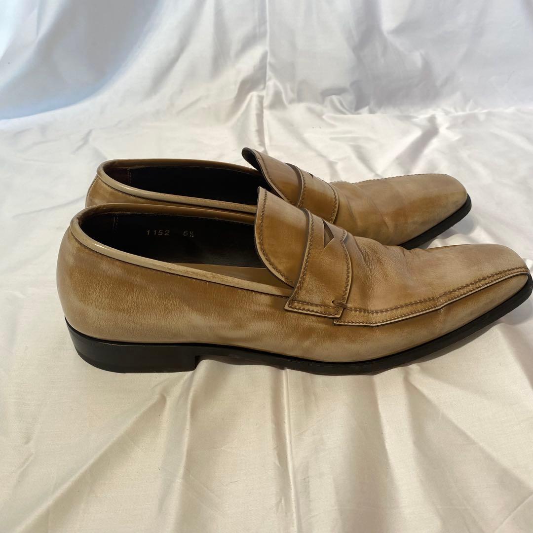 PRADA プラダ ベージュ ローファー