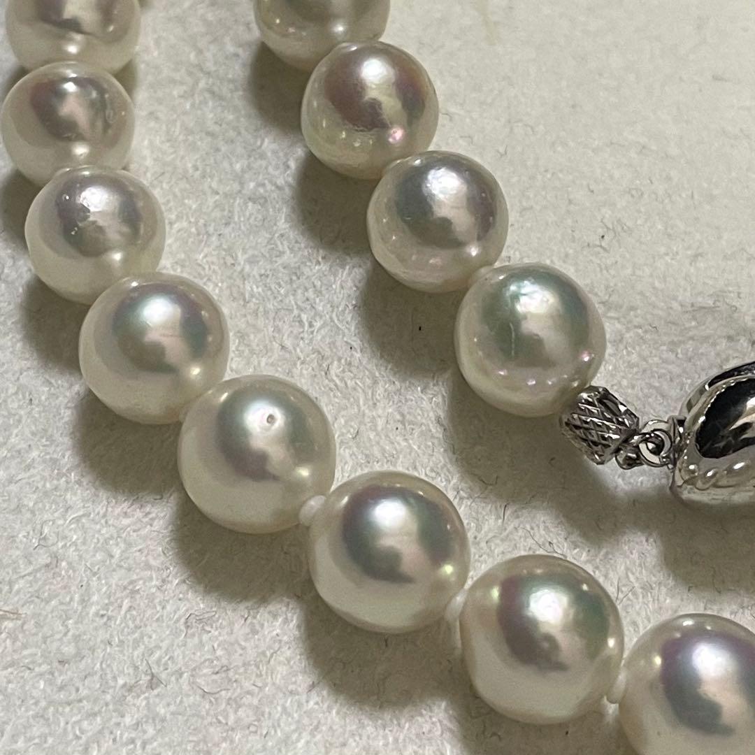 【超大珠✨3点セット】あこや真珠 8.0-8.5 ネックレス イヤリング パール