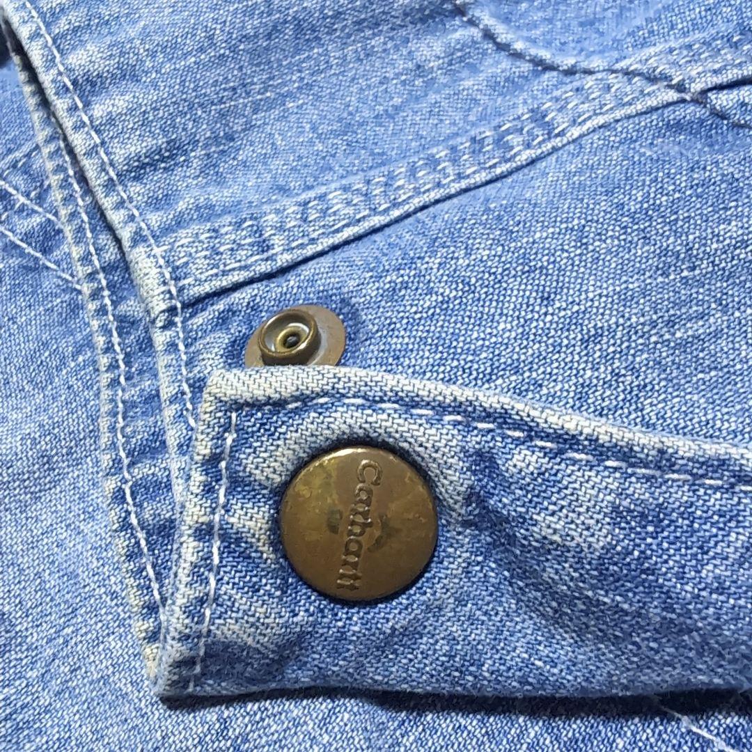 古着　【Carhartt カーハート】 デニム　カバーオール　Lサイズ