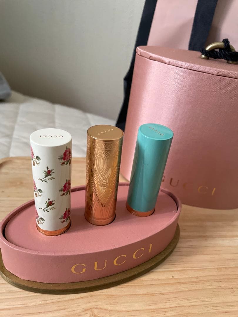 GUCCI リップ3本セットギフトボックス