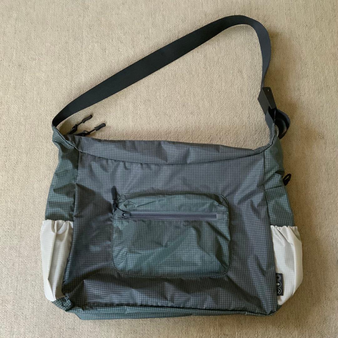 【What’s up?】NYLON SHOULDER BAG Multigray