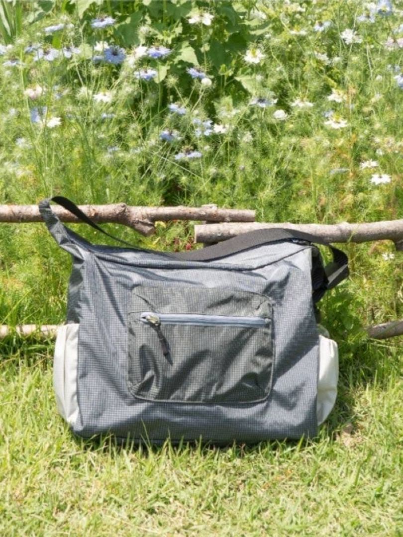 【What’s up?】NYLON SHOULDER BAG Multigray