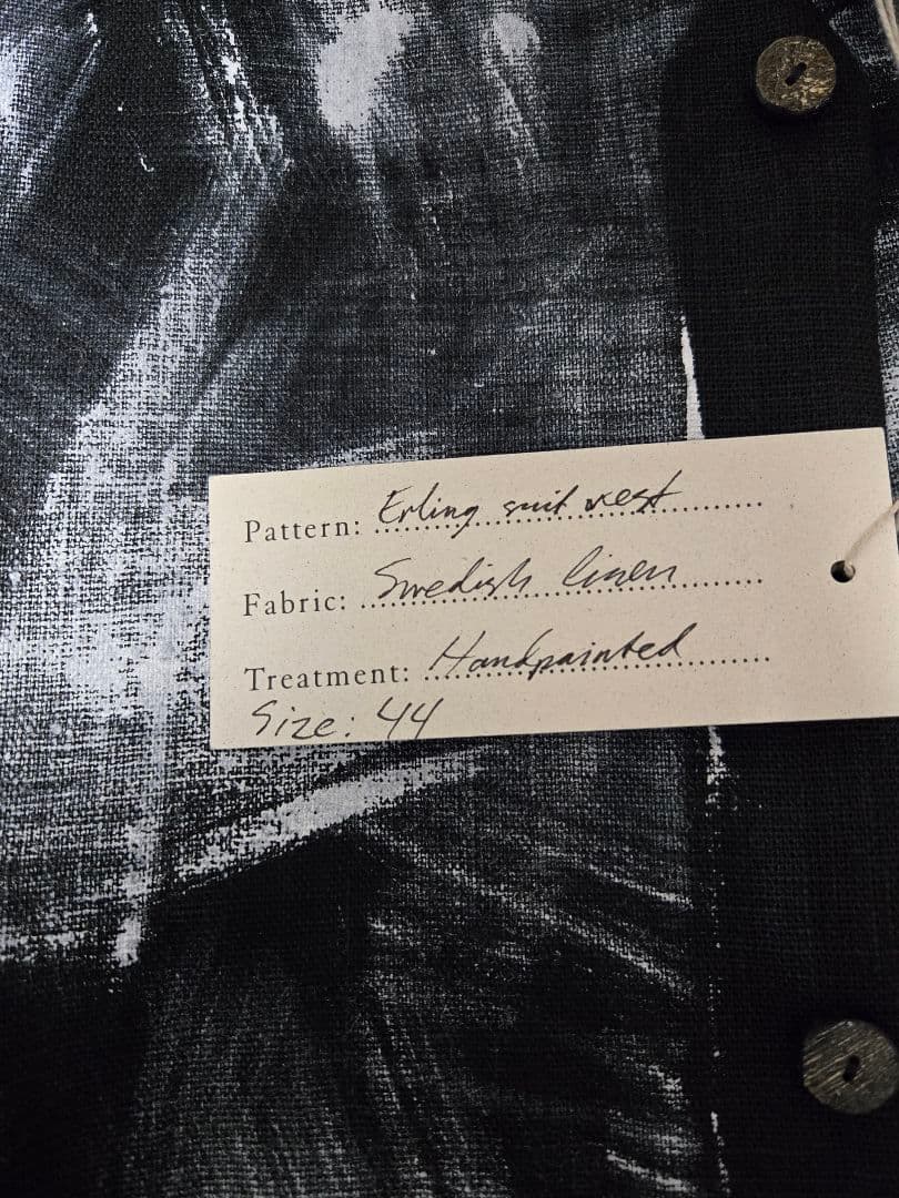 Atelier Aura スウェディッシュリネン ペイントベスト 44