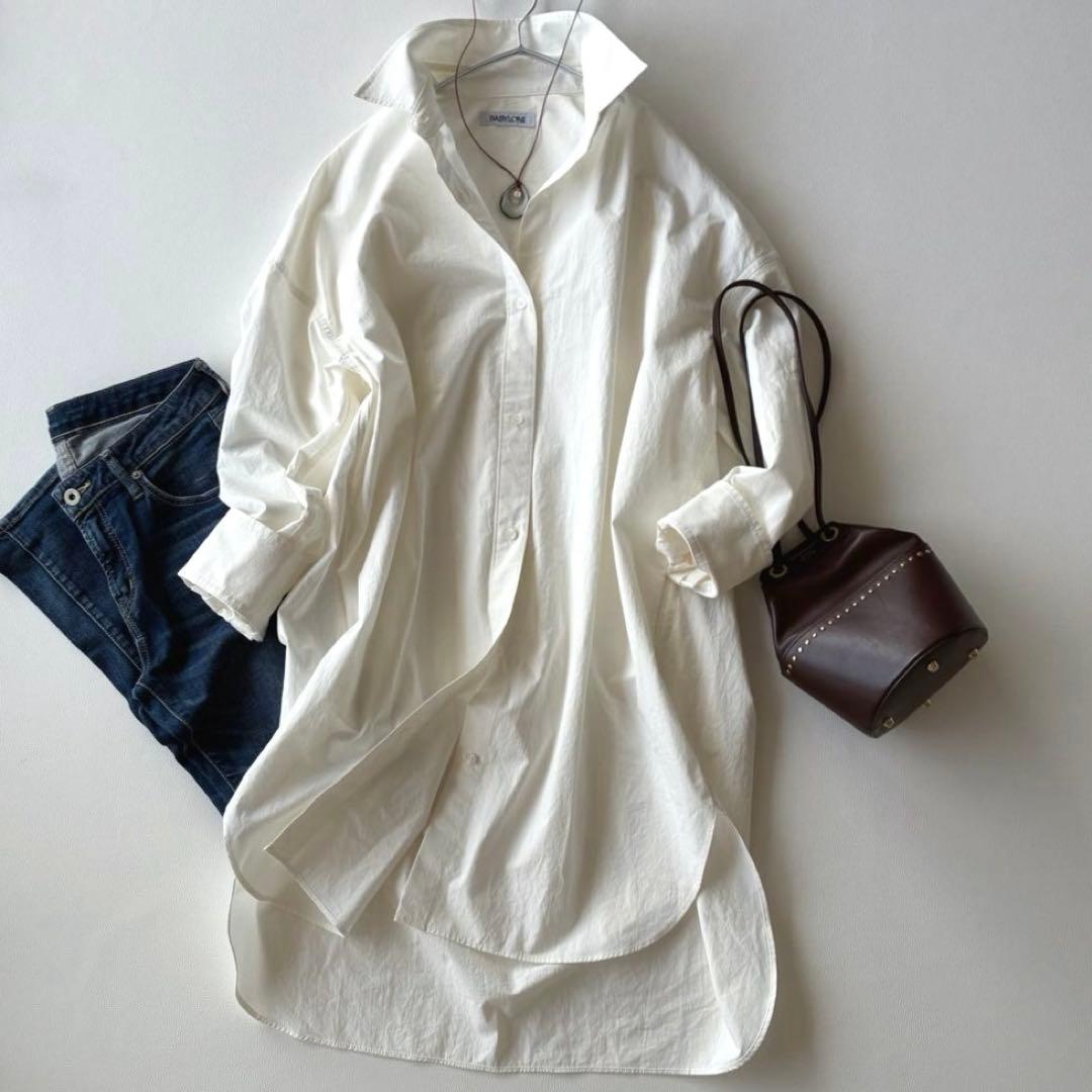 バビロン 定価2,3万 ゆったり上質コットンオーバーサイズシャツ 日本製
