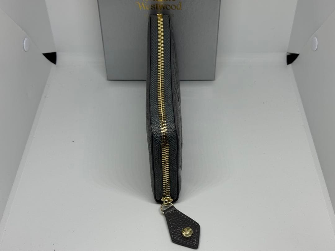 【新品未使用】Vivienne Westwood グレー 長財布