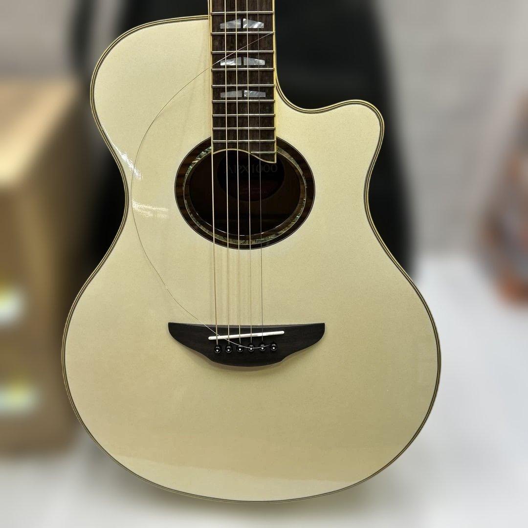 6828 APX1000(PW) ヤマハ エレアコ パールホワイト ソフトケース