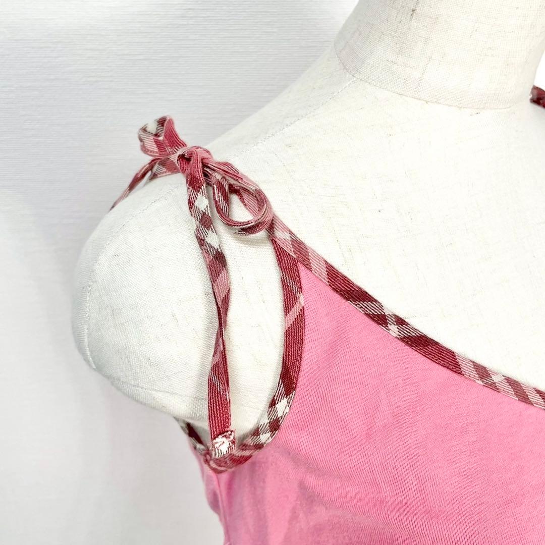 y2k❤️ BURBERRY BLUE LABEL パイピング キャミソール