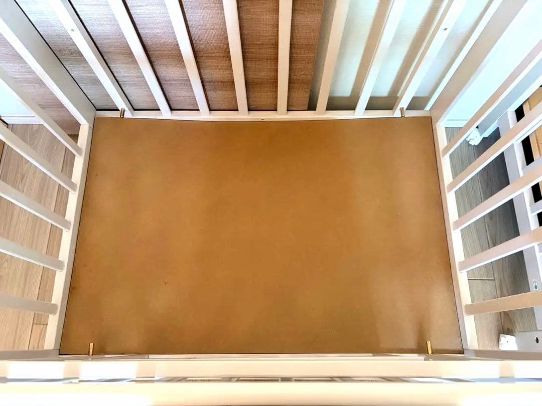 【送料込み】あわイロベビーベッド2台 90×60 マットレス付き