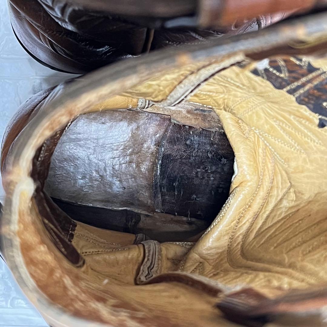 TONY LAMA トニーラマ　ウエスタンブーツ　ダークブラウン　24.5㎝