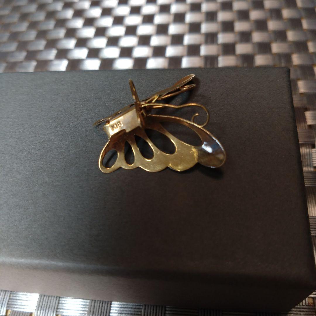 18金デザインブローチ