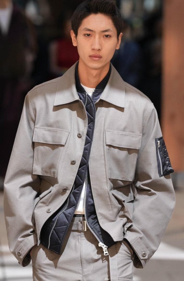 sacai×WTAPS サカイ MA-1 ジャケット トープ サイズ3