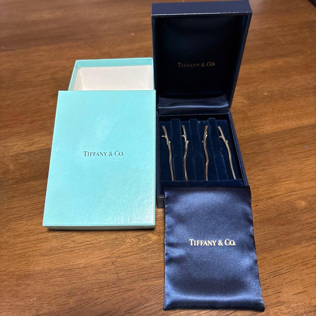 箱付 ティファニー ブランチトゥース フルーツピック 爪楊枝 銀食器 シルバー