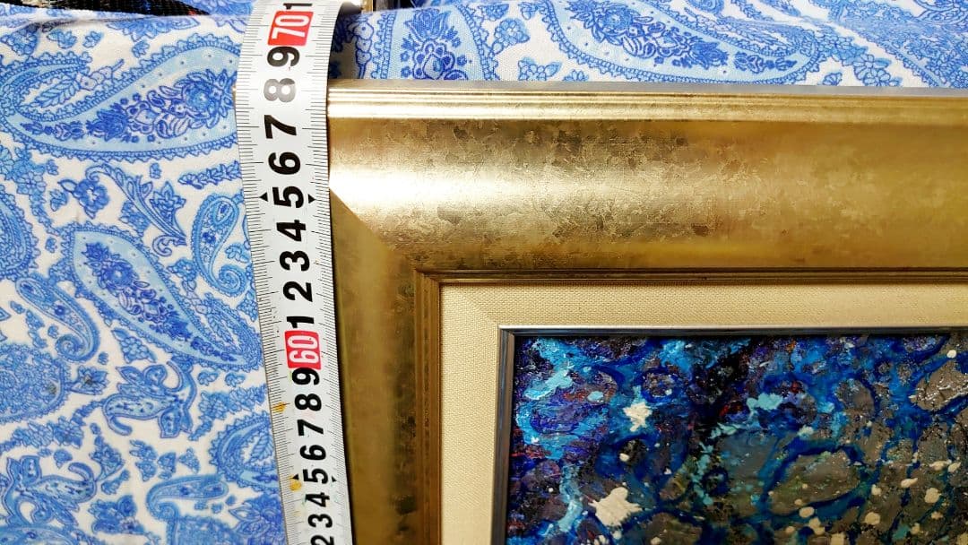 油絵 絵画【紫陽花】