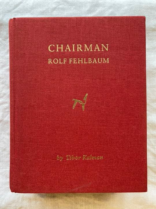 【初版・サイン本】Chairman Rolf Fehlbaum 洋書