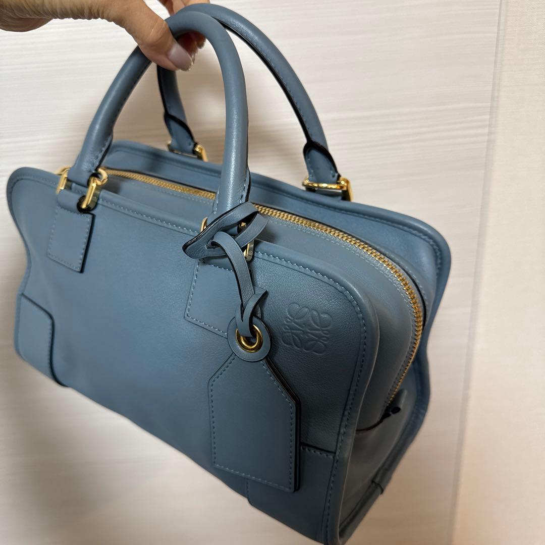 LOEWE アマソナ28 ブルー　水色　くすみブルー