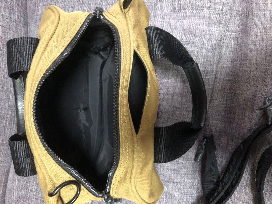 THE NORTH FACE パープルレーベル　ドラムバッグ ベージュ