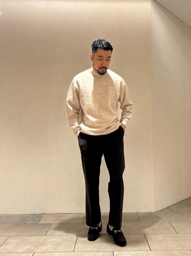 ビューティー＆ユース スラックス パンツ メンズ 黒 ブラック Sサイズ 美品