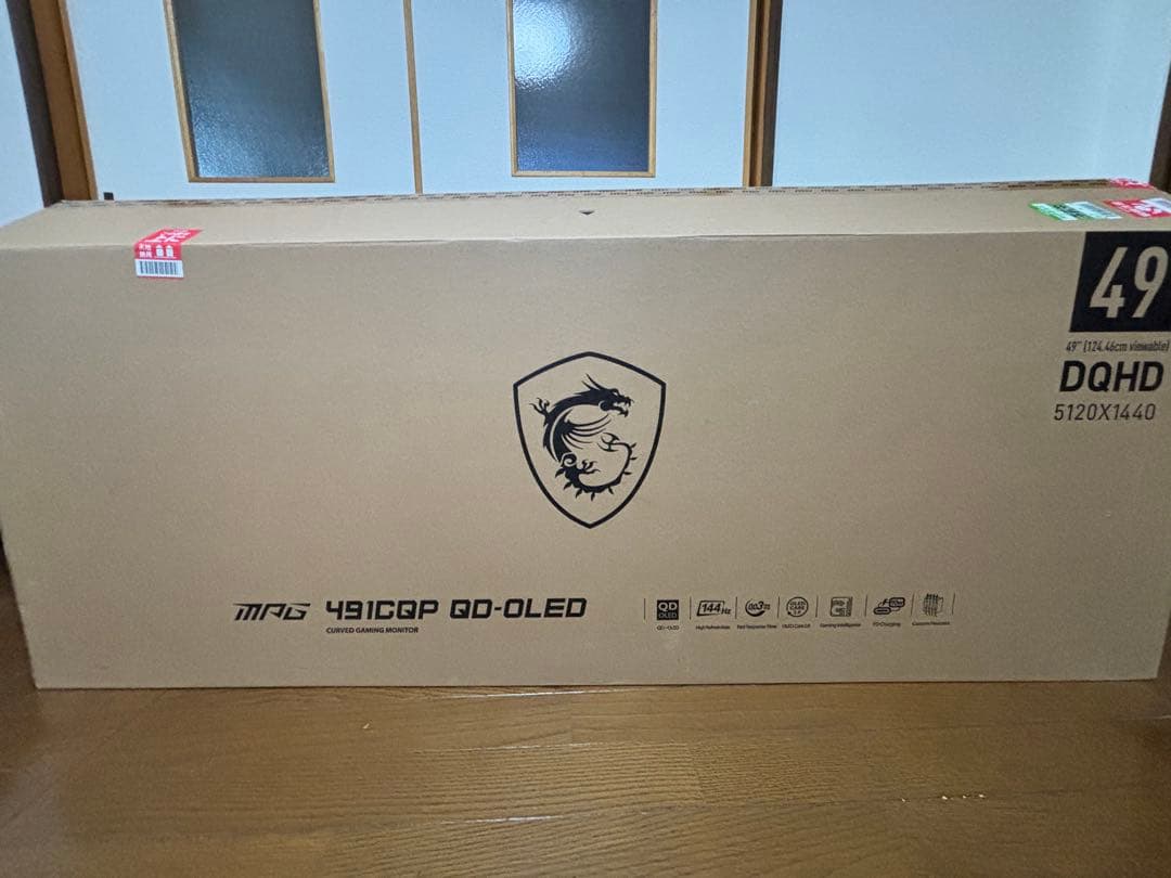 【-v- 】MSI MPG 491CQP QD-OLED 49インチ