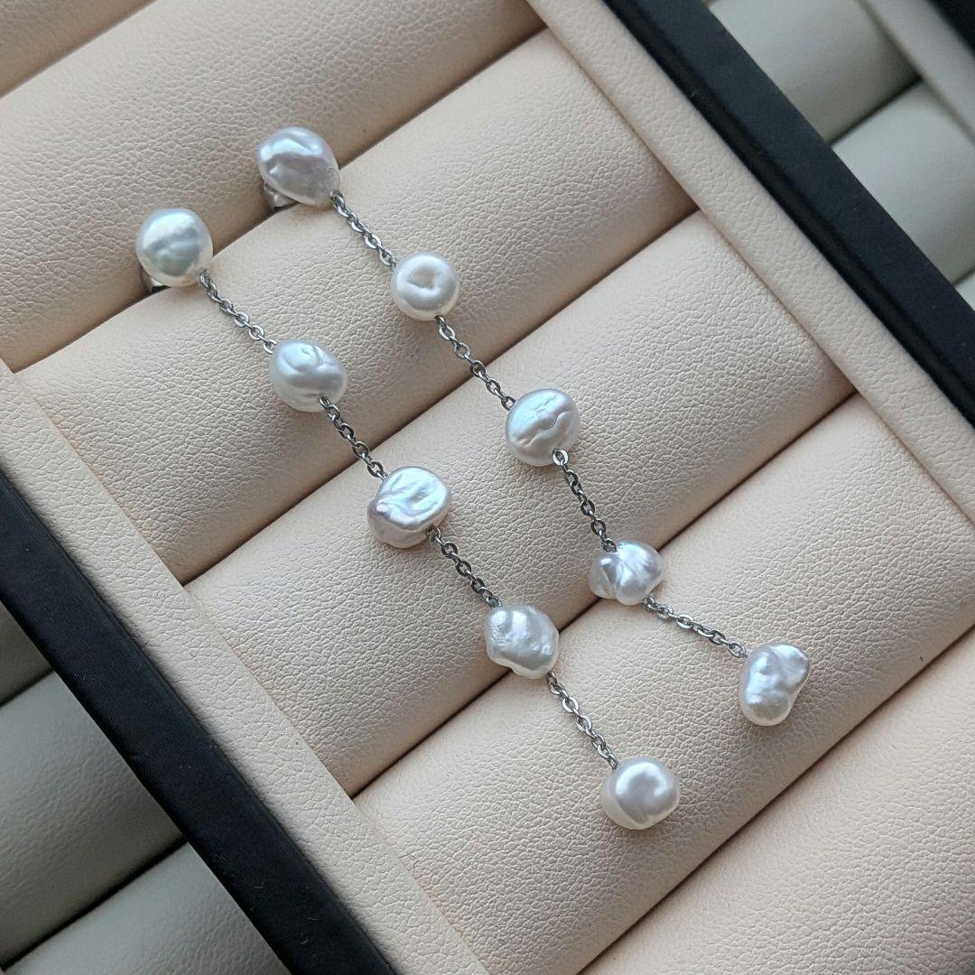 真珠ネックレス　淡水パール　ベビーパール　冠婚葬祭　s925　本真珠　艷やか