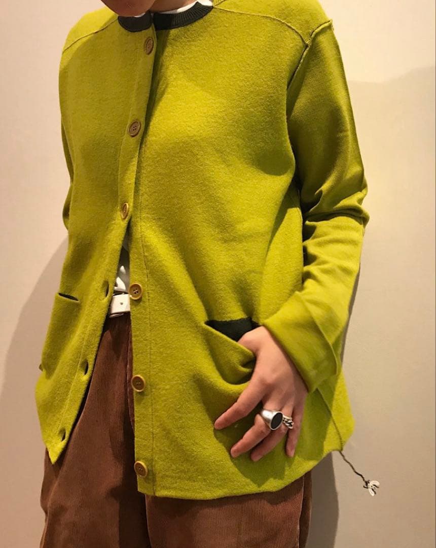 ANTIPAST FELTED KNIT CARDIGAN /ミナペルホネン