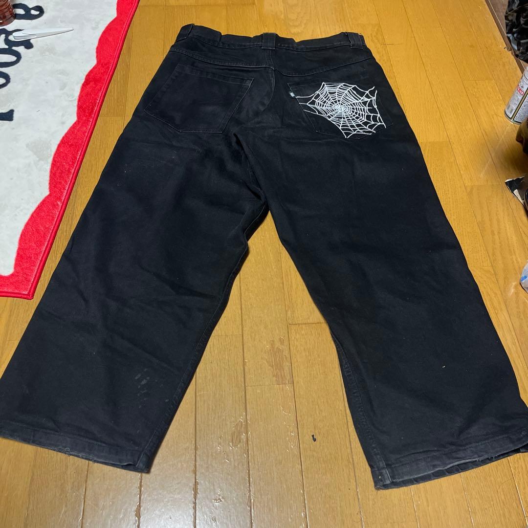 earl skateboardsブラックデニムパンツ