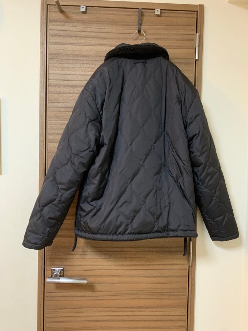 TAION タイオン　ミリタリー　リバーシブル　ダウンジャケット　ボア　ブラック