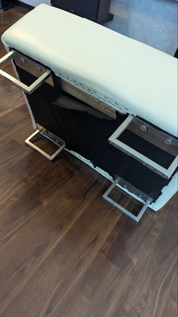 ホワイトレザー コーナーソファ セット