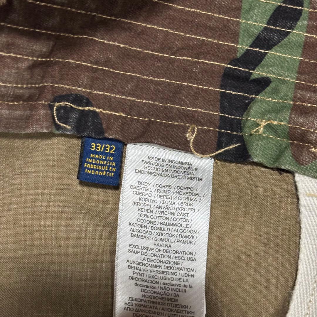 ポロラルフローレン 希少 カーゴパンツ カモ 33x32