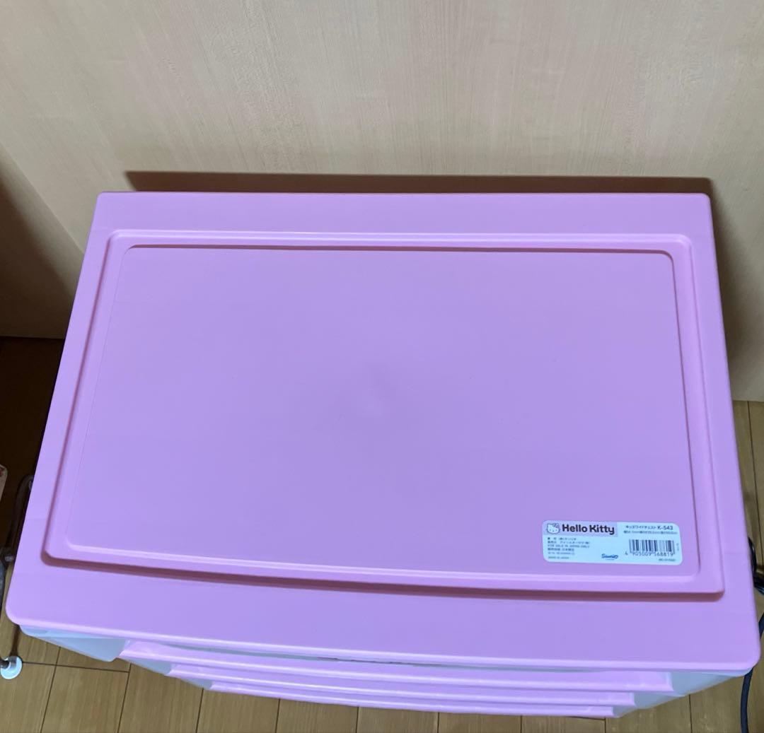 ハローキティ　3段チェスト　アイリスオオヤマ