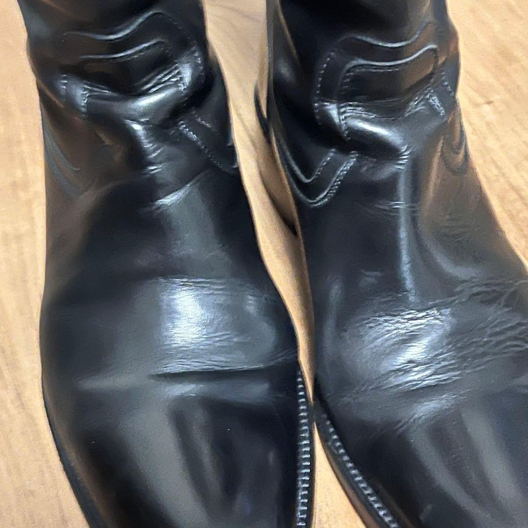 SARTOREサルトル　ブラック ジョッキーブーツ　37.5 24.5cm