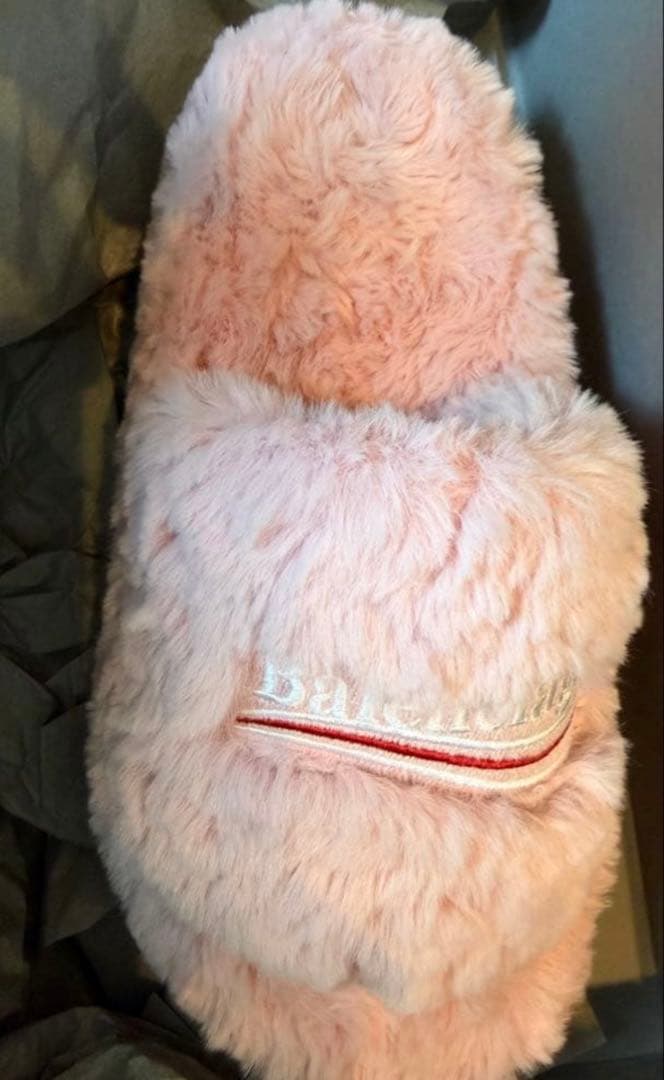 バレンシアガBALENCIAGA /フェイクファー サンダル