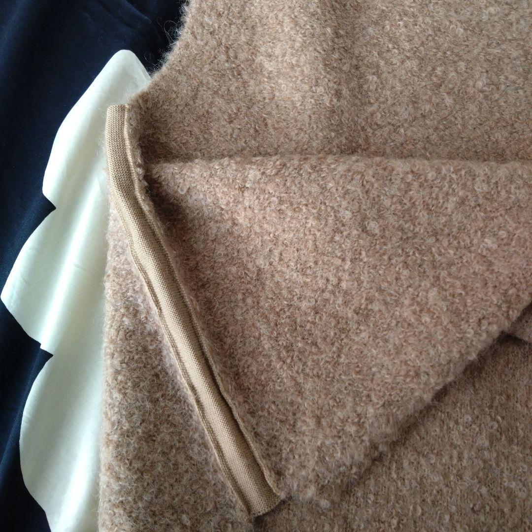 ⬛パラスパレスベージュ フワフワニットベスト 2024年