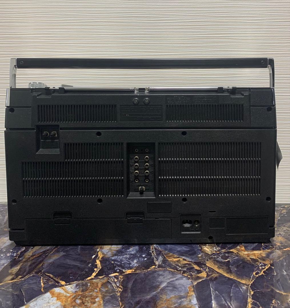 動作品HITACHI PERDISCO 日立 ラジカセ TRK-8180ラジオ