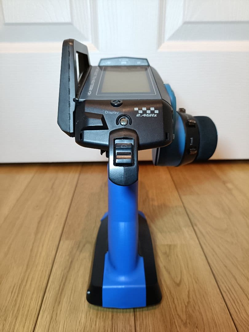 SANWA M12 送信機のみ アクティブホビー製ステアリングホイール付き