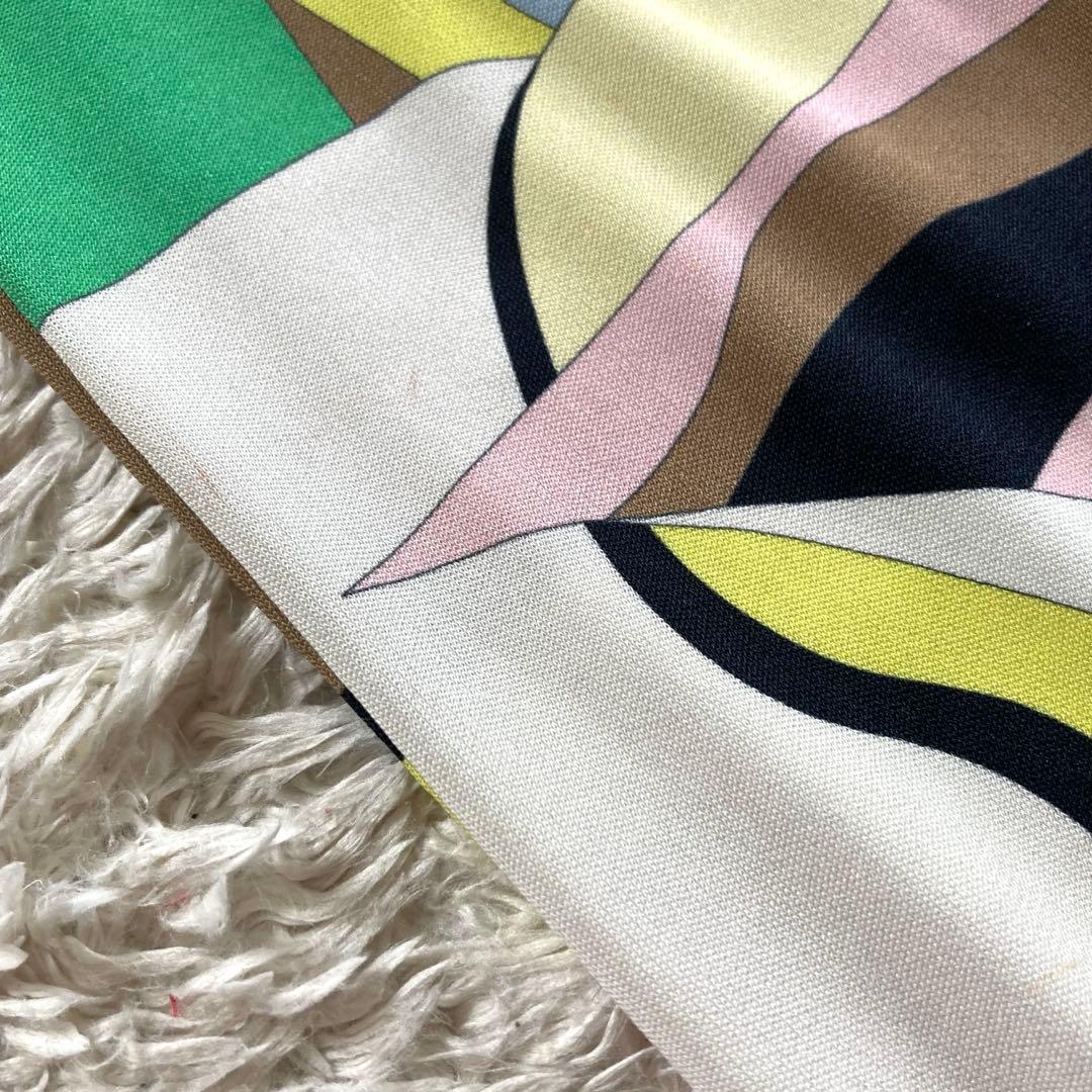 エミリオプッチ シルク混 プッチ柄 ワンピース 総柄 幾何学模様 マルチカラー