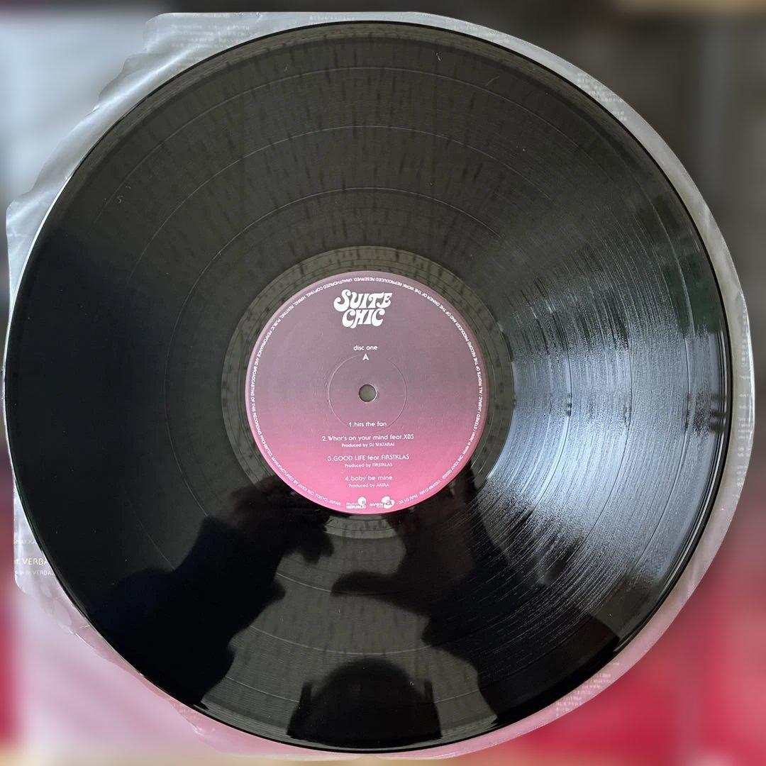 SUITE CHIC 安室奈美恵　レコード　2LP ジャケット左下凹みあり