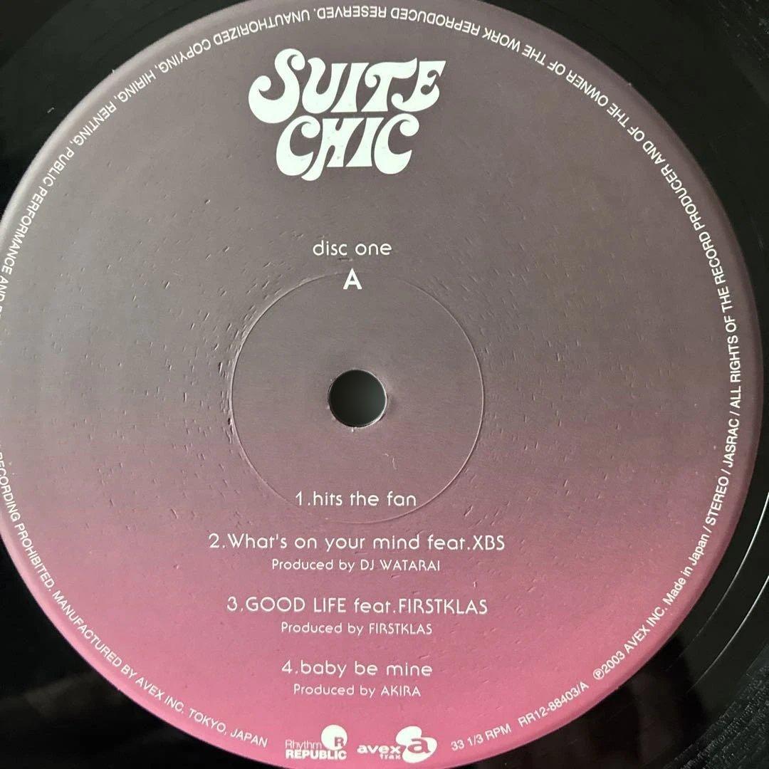 SUITE CHIC 安室奈美恵　レコード　2LP ジャケット左下凹みあり