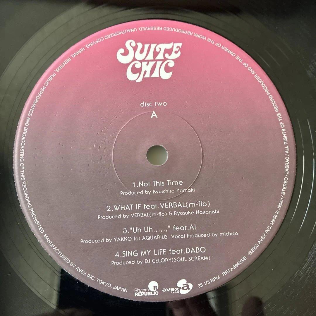 SUITE CHIC 安室奈美恵　レコード　2LP ジャケット左下凹みあり