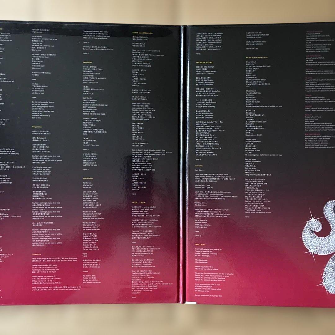 SUITE CHIC 安室奈美恵　レコード　2LP ジャケット左下凹みあり