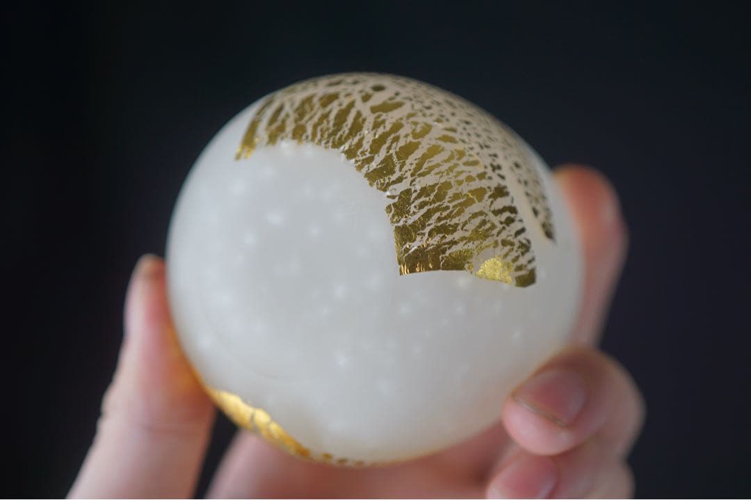 平井依 硝子茶入 共箱 仕覆付 茶道具 本物保証