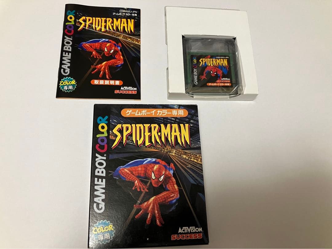 【美品・箱説付】ゲームボーイ　SPIDER-MAN スパイダーマン