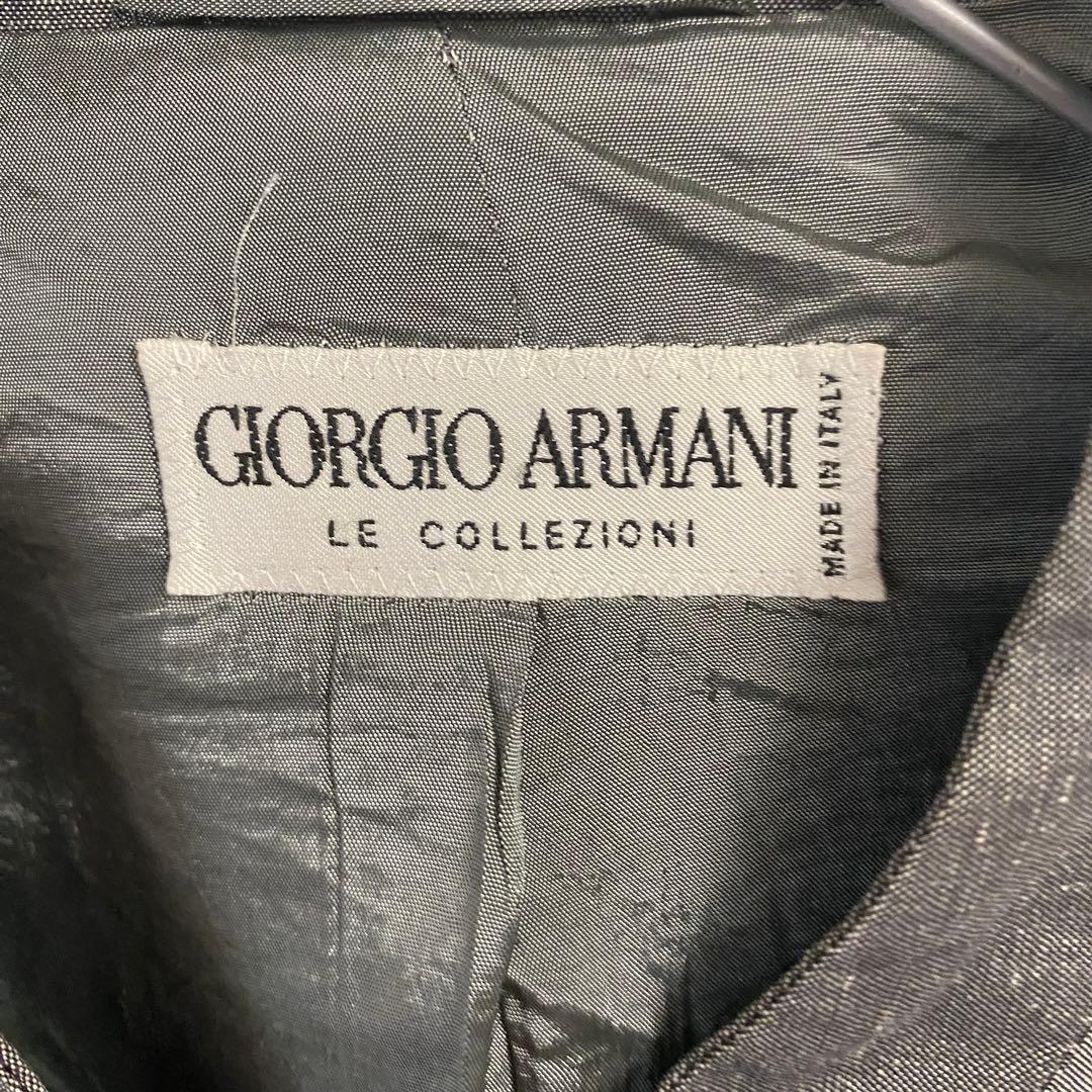 超希少　90s GIORGIO ARMANI マオカラージャケット　リネン