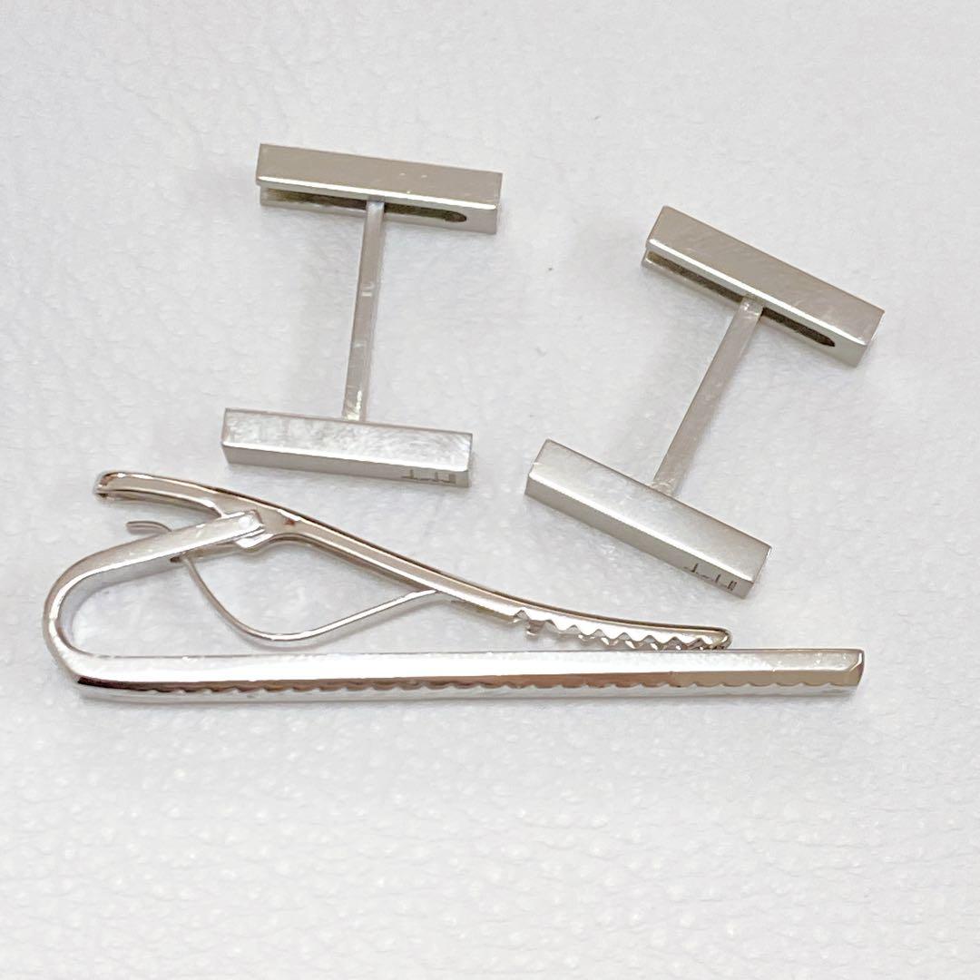 dunhill ダンヒル ネクタイピン カフスセット シルバー