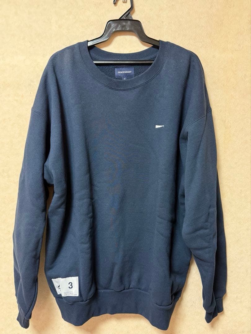 DESCENDANT PE CREW NECK サイズ3